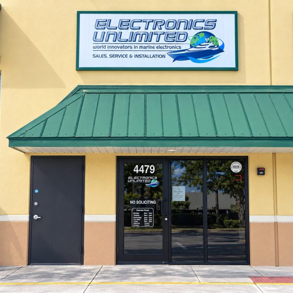 Electronics Unlimited storefront in Stuart, Florida
