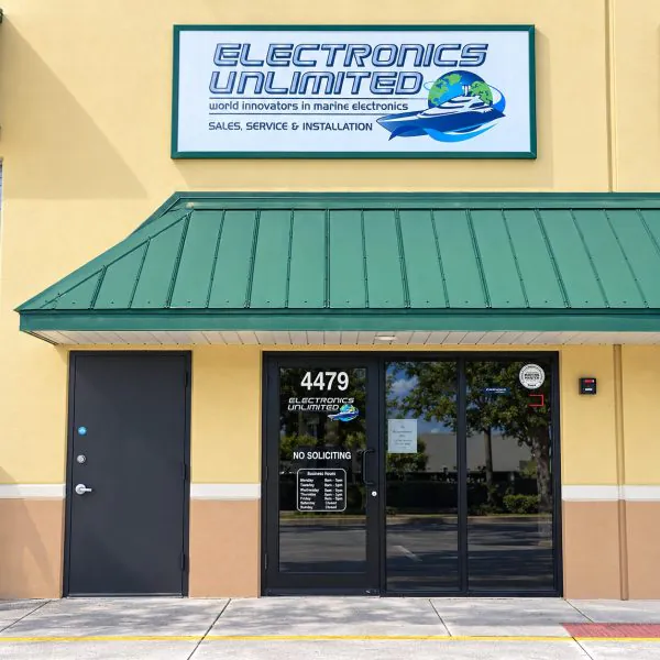 Electronics Unlimited storefront in Stuart, Florida